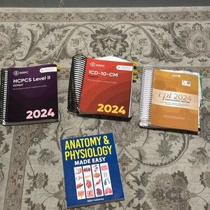 Medical Coding and Anatomy Book Set